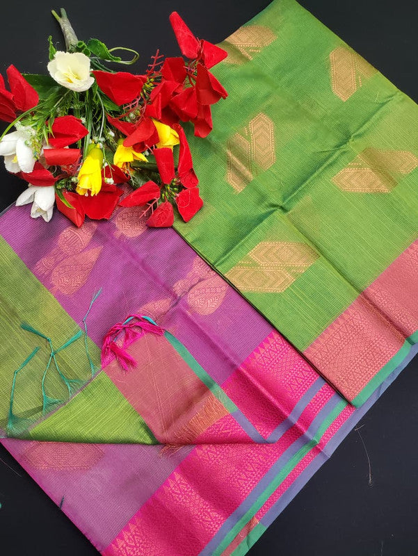 Slub Cotton Saree SLC45