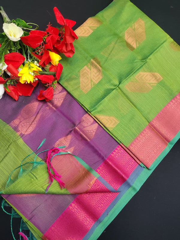 Slub Cotton Saree SLC49