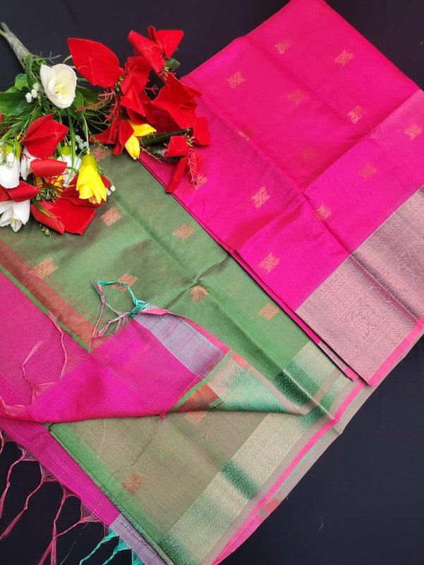 Slub Cotton Saree SLC53