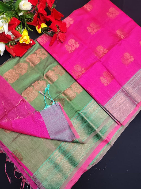 Slub Cotton Saree SLC62