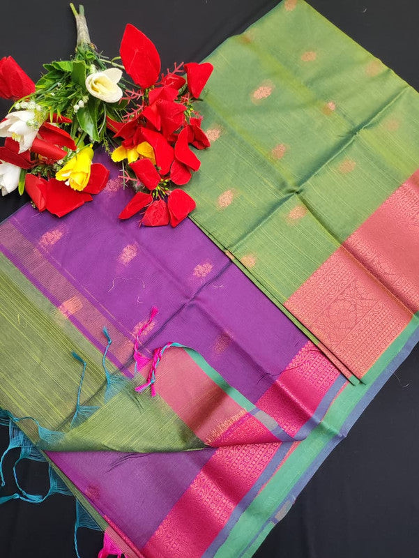 Slub Cotton Saree SLC65
