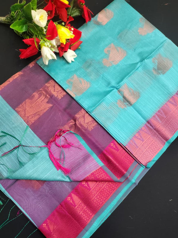 Slub Cotton Saree SLC67