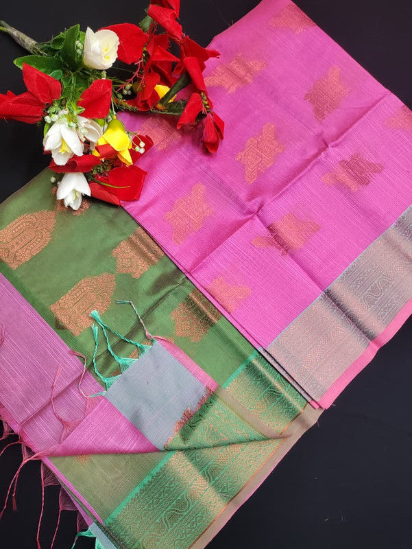 Slub Cotton Saree SLC69