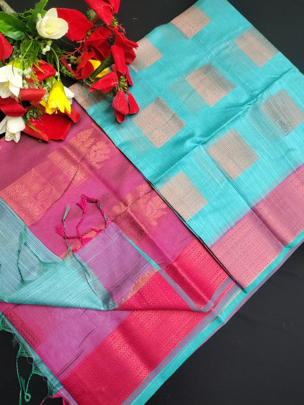 Slub Cotton Saree SLC73