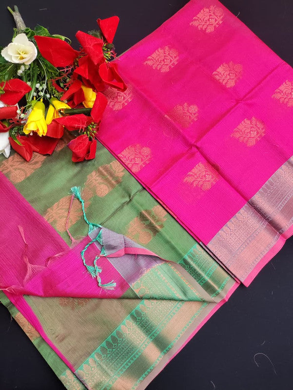 Slub Cotton Saree SLC76