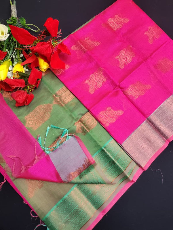 Slub Cotton Saree SLC81