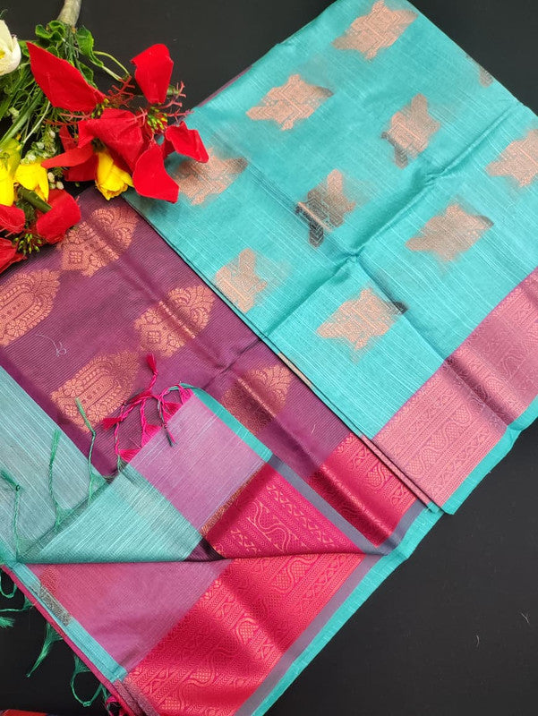Slub Cotton Saree SLC80