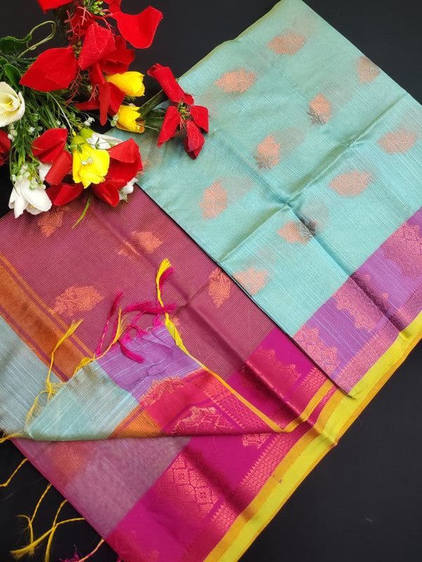 Slub Cotton Saree SLC83