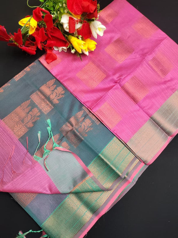 Slub Cotton Saree SLC11