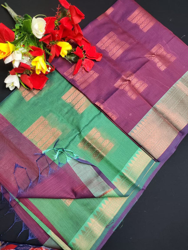 Slub Cotton Saree SLC25
