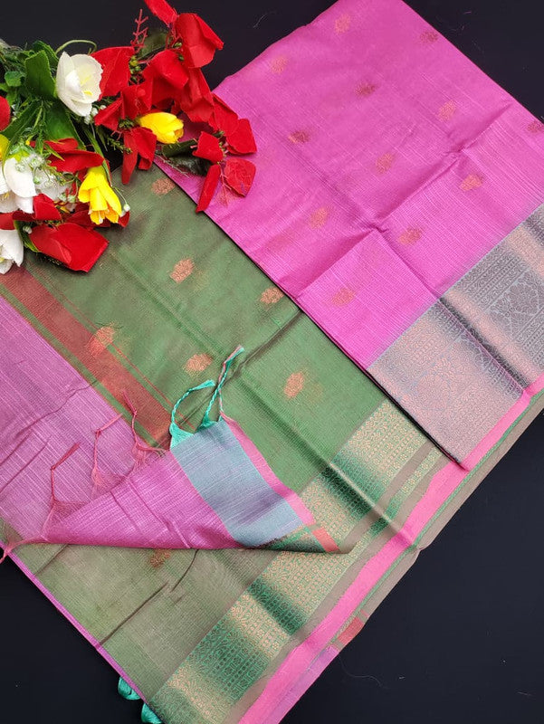 Slub Cotton Saree SLC24