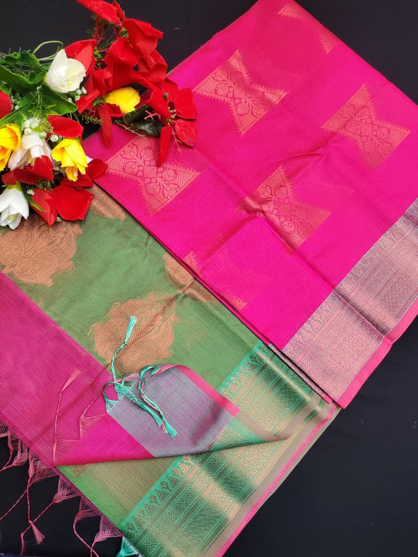 Slub Cotton Saree SLC27