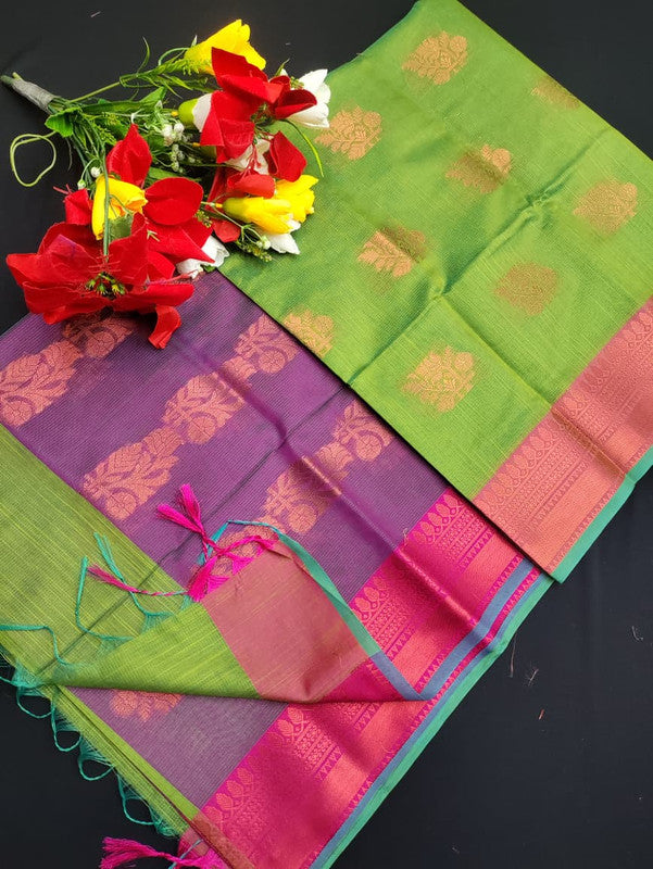 Slub Cotton Saree SLC29