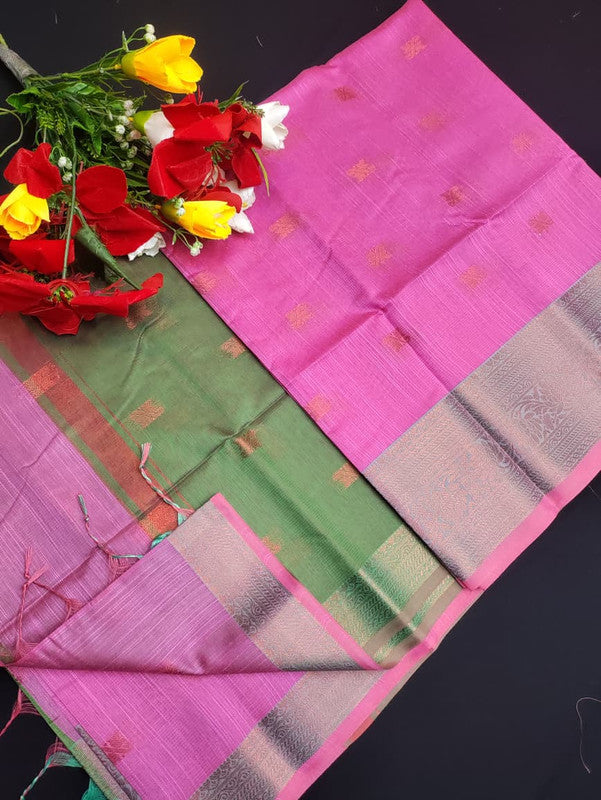 Slub Cotton Saree SLC88