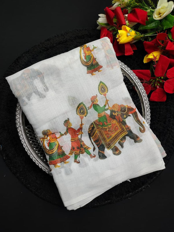 Wedding Fancy Cotton Saree FC04