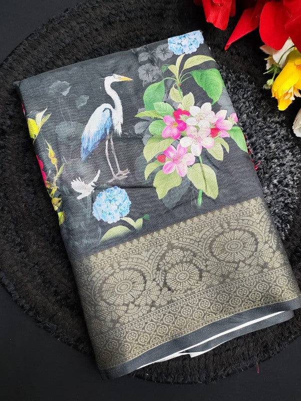 Premium Dola Silk Saree DK09