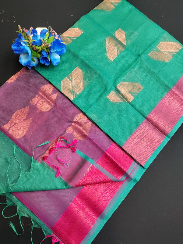 Slub Cotton Saree SLC206