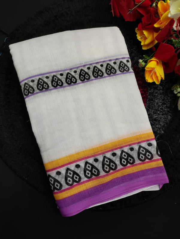 White Leaf Saree WL26