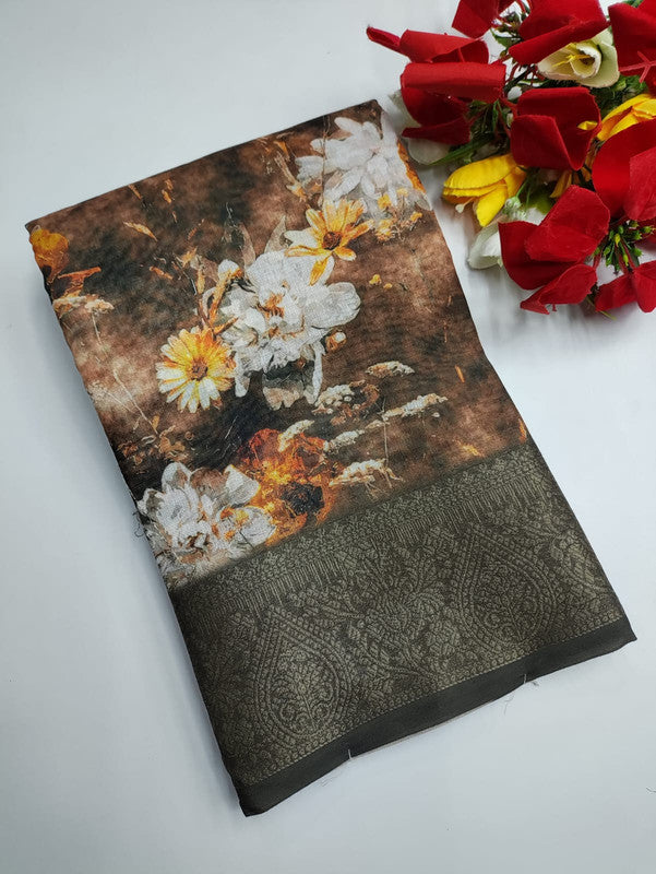 Kiara Digital Printed Saree KRA15