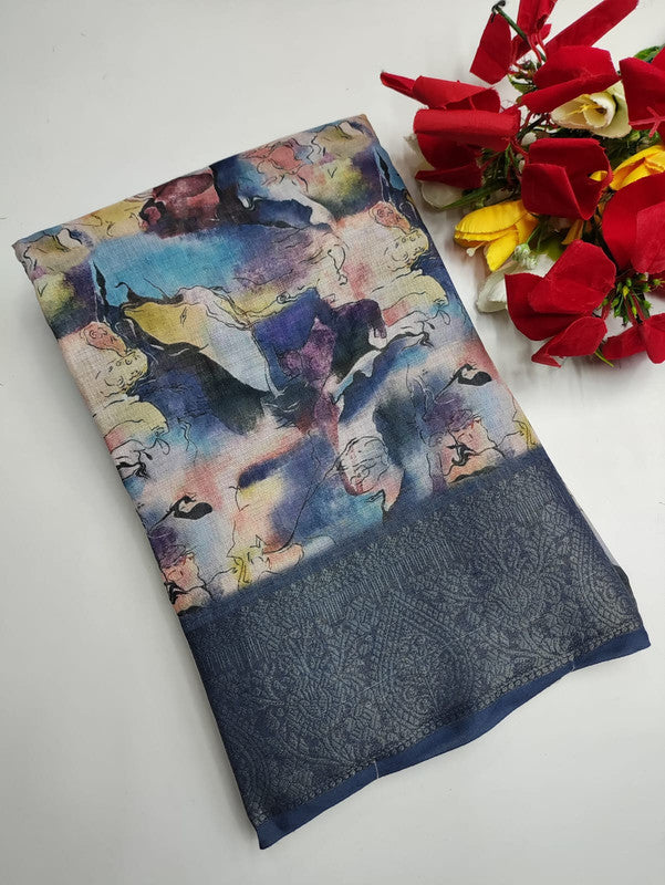 Kiara Digital Printed Saree KRA36