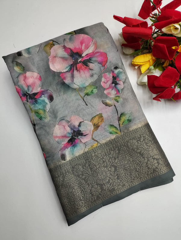 Kiara Digital Printed Saree KRA39