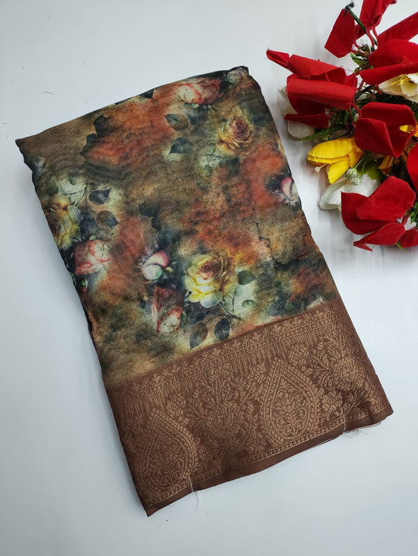 Kiara Digital Printed Saree KRA41