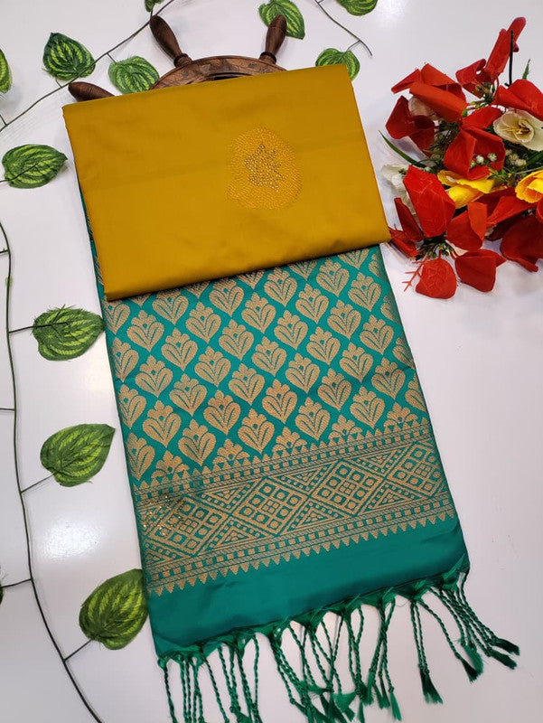 Luxury Soft Silk Stone Work SLY116