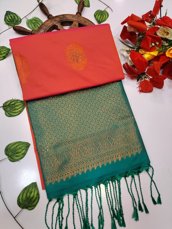 Luxury Soft Silk Stone Work SLY124