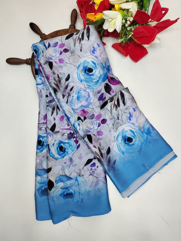 Premium Crepe Silk Saree PMG09