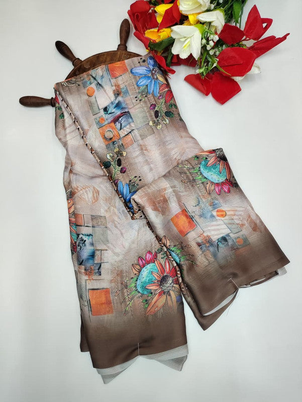 Premium Crepe Silk Saree PMG11