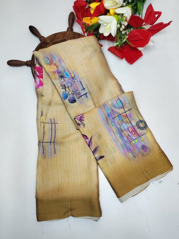 Premium Crepe Silk Saree PMG14