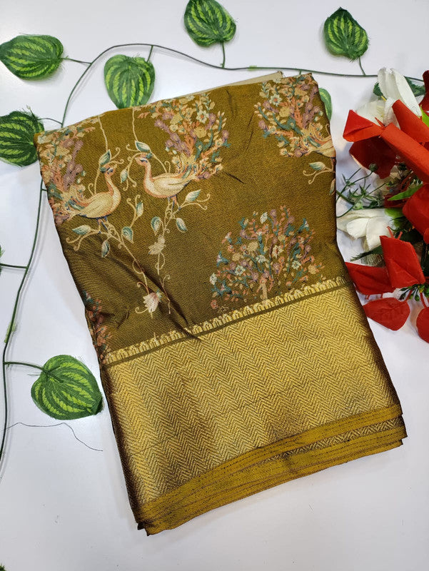 Chocolate Silk Saree CH20