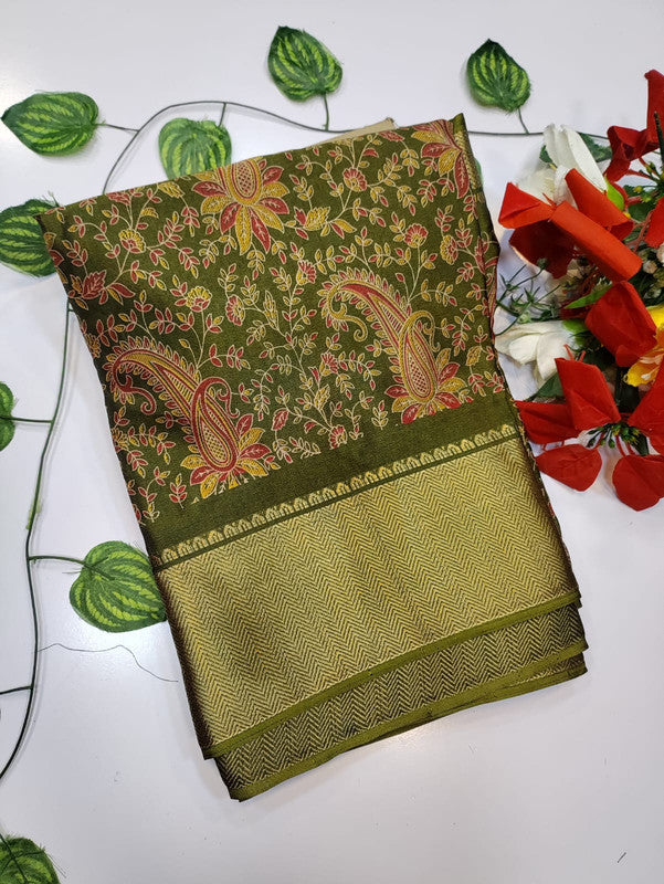 Chocolate Silk Saree CH21