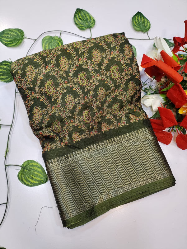 Chocolate Silk Saree CH23