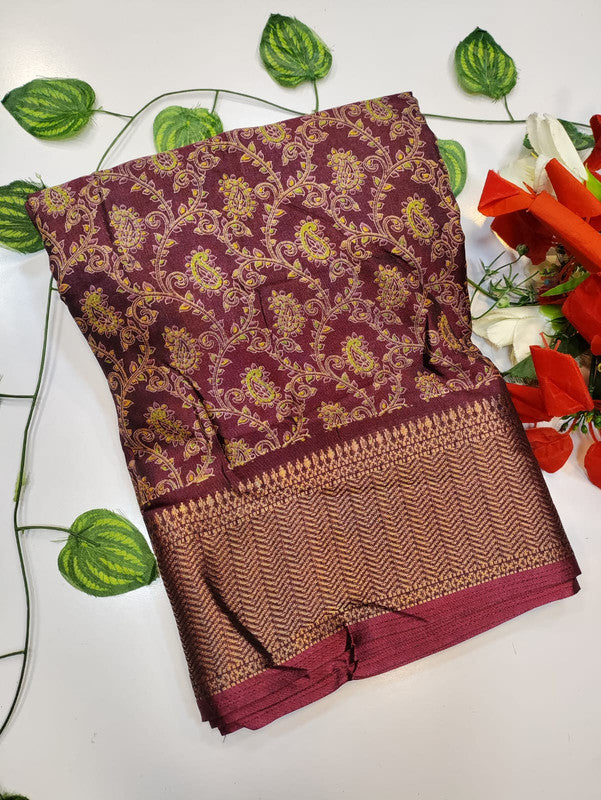 Chocolate Silk Saree CH26