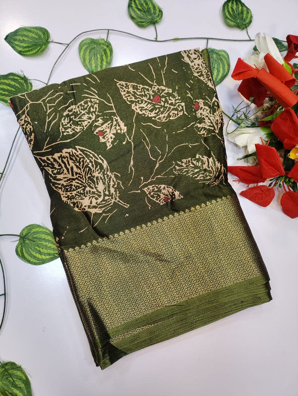 Chocolate Silk Saree CH35