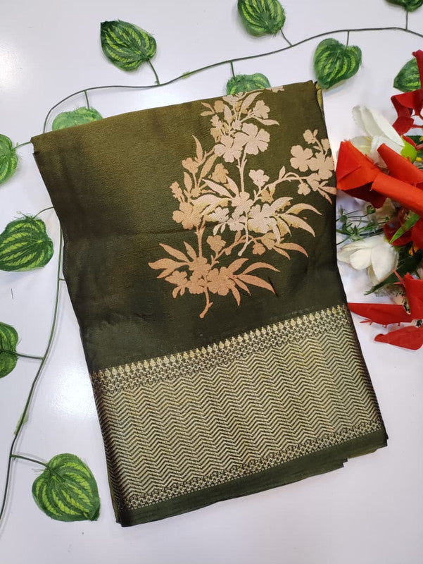 Chocolate Silk Saree CH56