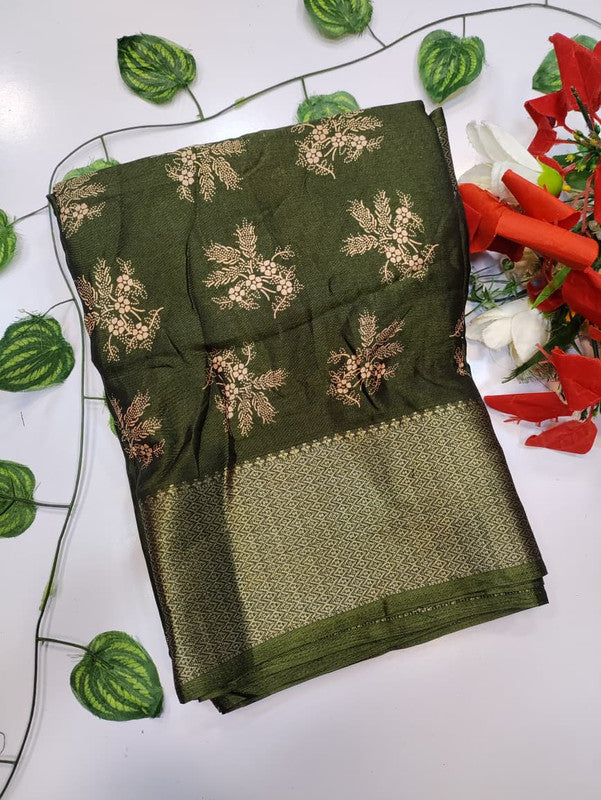 Chocolate Silk Saree CH54