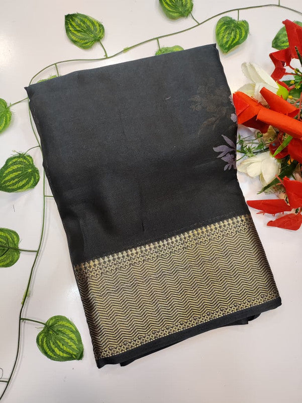 Chocolate Silk Saree CH57