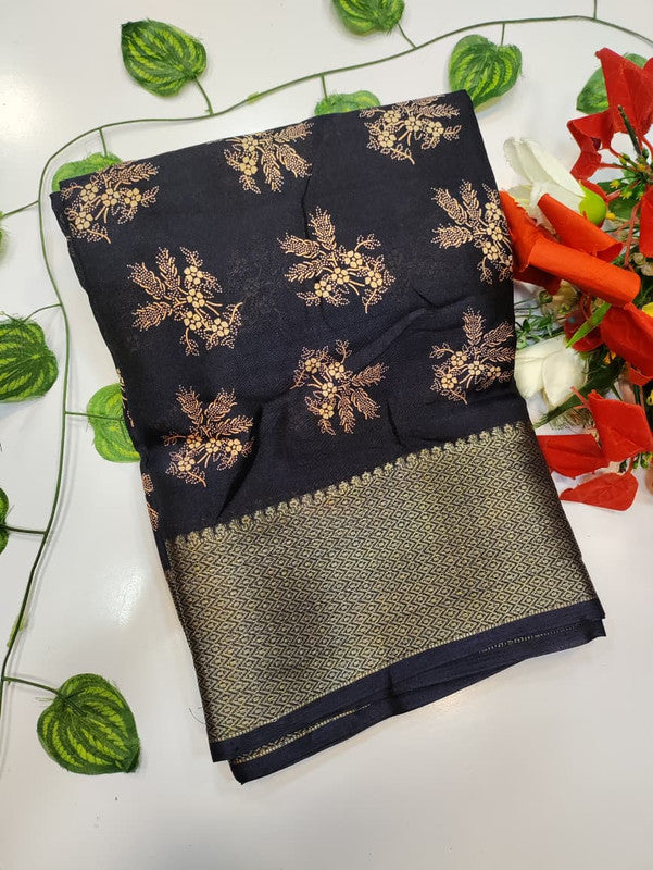 Chocolate Silk Saree CH59