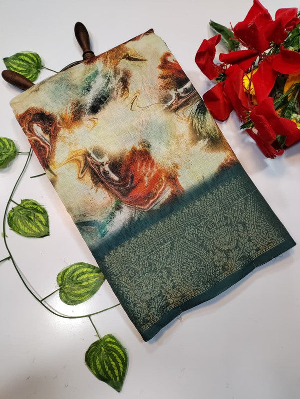 Kiara Digital Printed Saree KR14