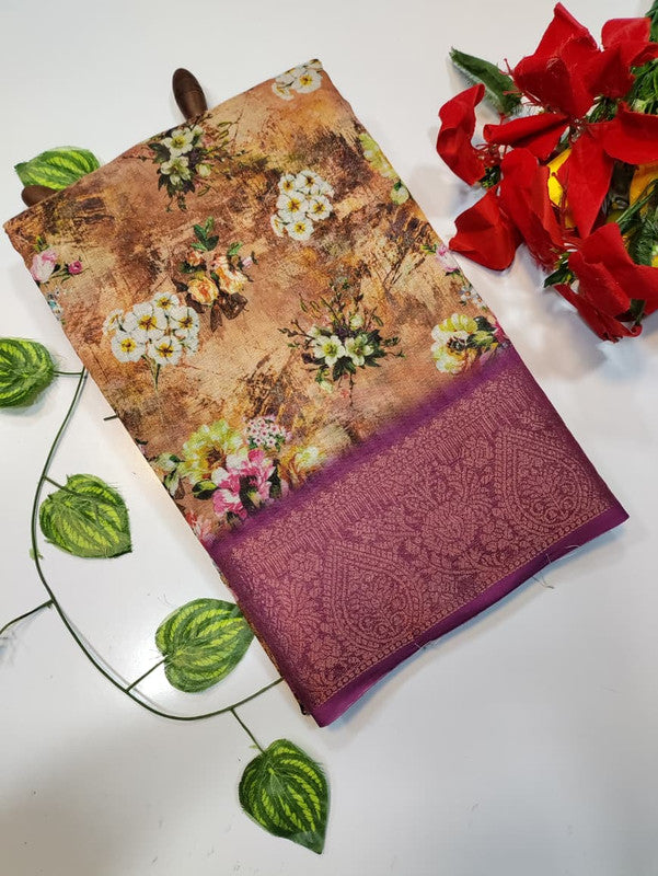 Kiara Digital Printed Saree KR19