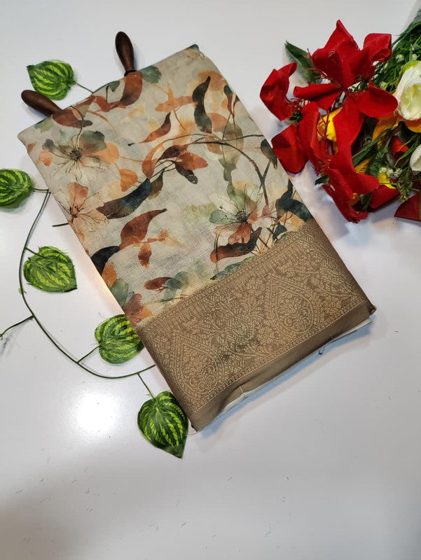 Kiara Digital Printed Saree KR56