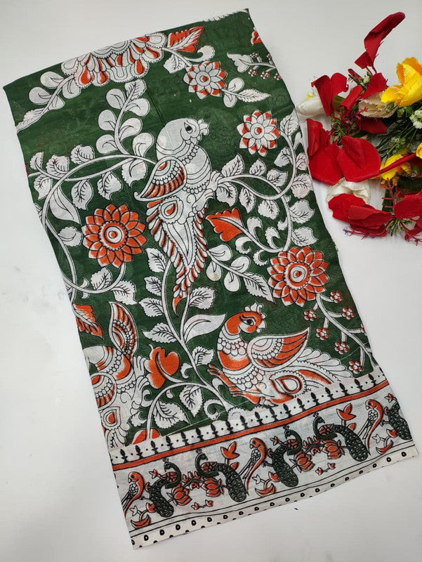Kalamkari Cotton Saree KH52