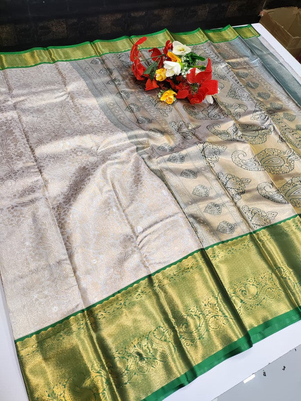 Wedding Tissue Saree WTG03