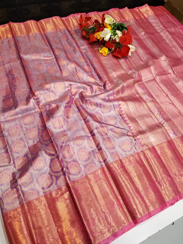 Wedding Tissue Saree WTG13