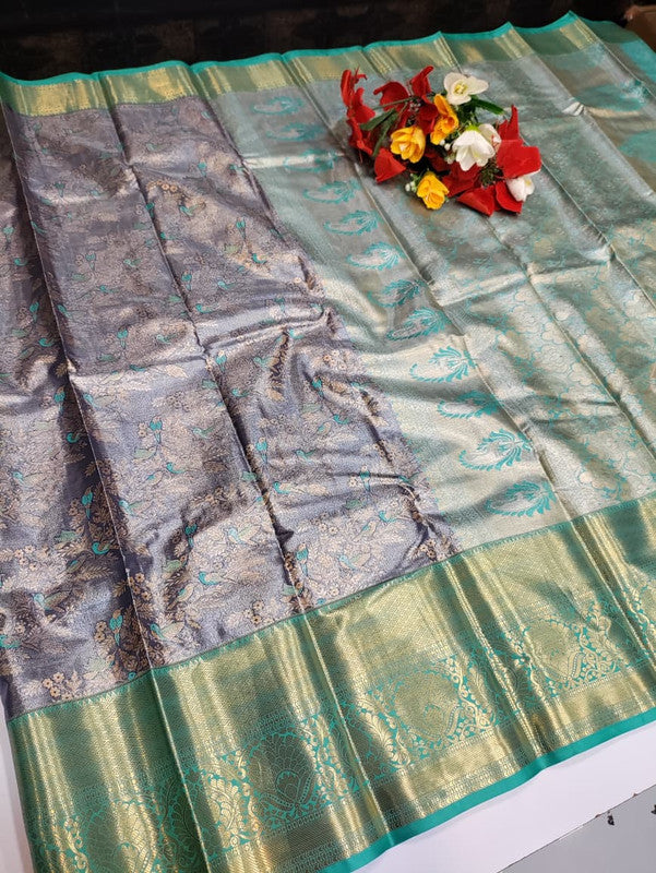 Wedding Tissue Saree WTG18