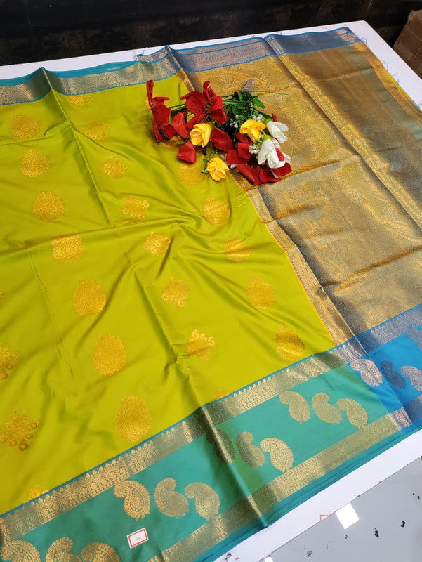 Vani Soft Silk Collection saree in elegant traditional soft silk design for wedding and festive wear from Sri Sakthi Pugazh Tex Salem Tamil Nadu