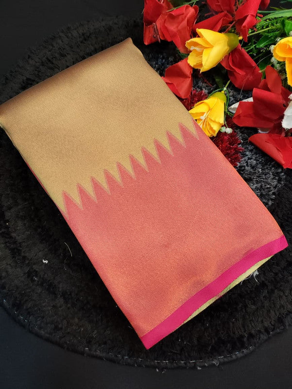 Tower Zari Pavishna soft silk saree with elegant zari work for wedding and festive wear from Sri Sakthi Pugazh Tex Salem Tamil Nadu
