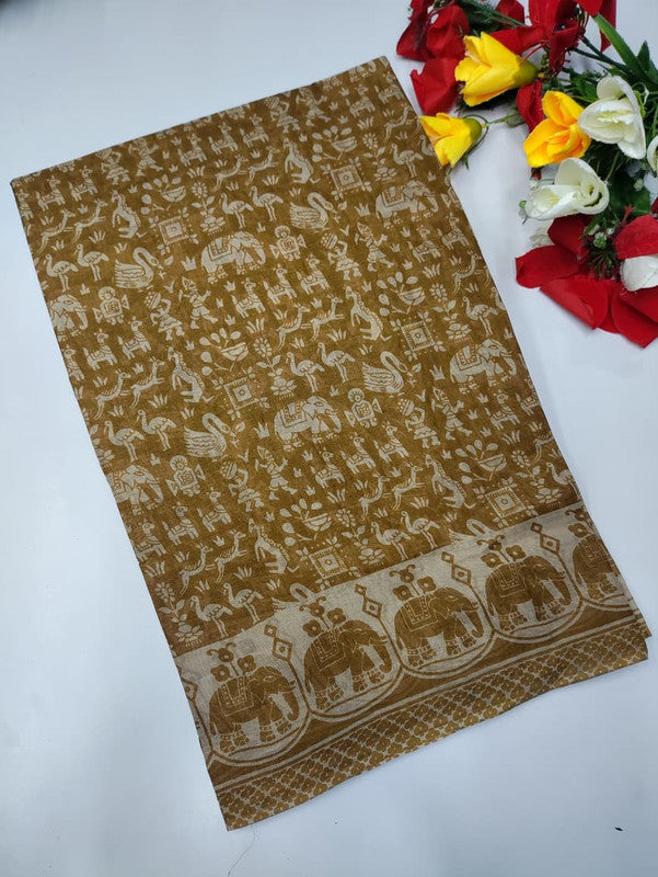 Kalamkari Cotton Saree KH126